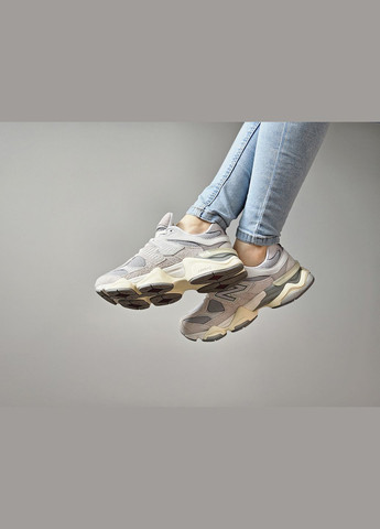 Кроссовки женские и мужские No Brand 9069 x Joe Freshgoods sea salt mindful grey | Нью Беланс 9060 серые демисезоны (316504436)