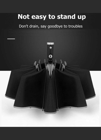 Чорна} зонт автоматичний вініл з поворотною підсвіткою 107 см чорний Xiaomi (327369062)