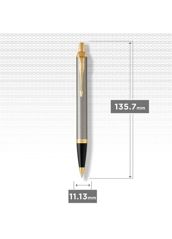 Ручка шариковая IM 17 Brushed Metal GT BP блистер 22 236 Parker (316467625)