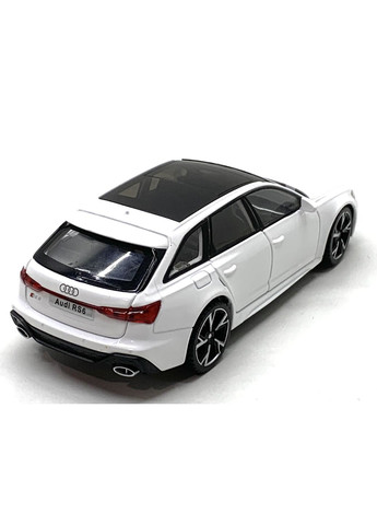 Машина Audi A6 металлопластик 1:32 звук свет инерция Белая (ТК10206) TK Union Group (301422633)