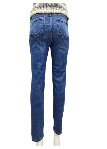 Женские джинсы High Rise Slim Distressed, размер 27 slim fit Calvin Klein Jeans - (370442258)