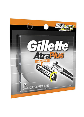 Сменные картриджи AtraPlus 10 шт Gillette (278773559)