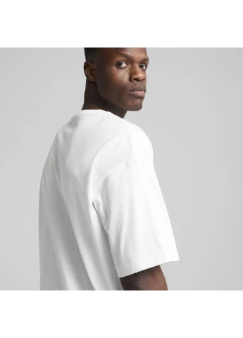 Біла футболка wardrobe ess oversized tee men Puma