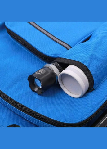 Стул-рюкзак складной туристический 3 в 1 с термосумкой для походов и рыбалки с термоотсеком и карманами 50 х 36 х 30 см Черный No Brand (337509373)