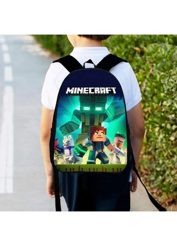 Рюкзак детский майнкрафт "Minecraft" 34х27см, городской ранец для мальчика с принтом (00313) (1724914) Brand (385746948)
