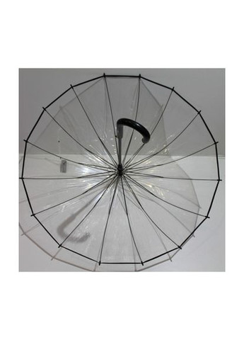 Парасолька Прозора на 16 спиць (карбон) тростина напівавтомат (ф310/0) Fiaba (285452098)