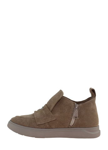 Осенние ботинки aд-6-11 кофейный Alvista из натуральной замши