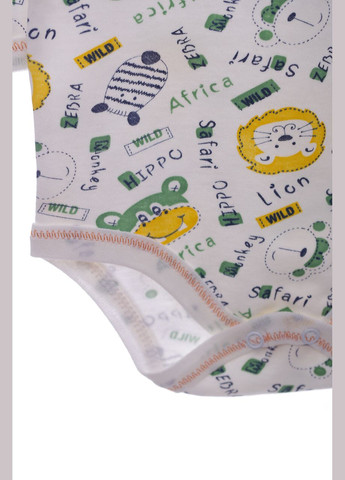 Боді з довгим рукавом Африка бавовна зелена 56 см (42040) BABYKROHA (297200824)