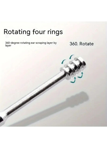 Набор для чистки ушей и удаления ушной серы из 6 инструментов. No Brand (363024755)