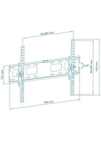 Кронштейн для ТВ M-18B Walfix (343274711)