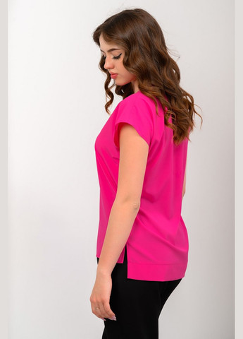 Малиновая блузка женская 0071 однотонный софт малиновая Актуаль