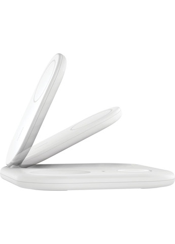 Зарядний пристрій бездротовий 3в1 Magnetic Foldable iPhone/Watch/AirPods, Qi2 15Вт, білий Belkin (315434671)