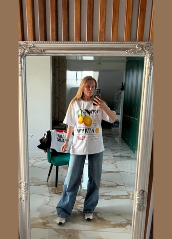 Футболка OVERSIZED лимон No Brand - (333823183)