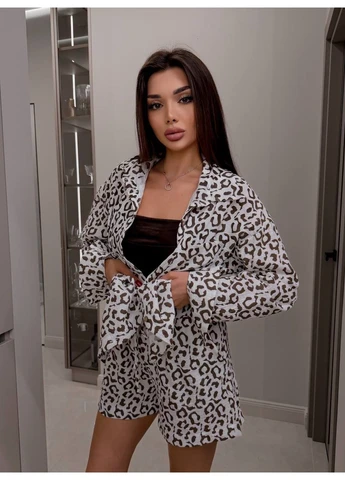 Женский повседневный костюм с шортами Fashion (397859499)