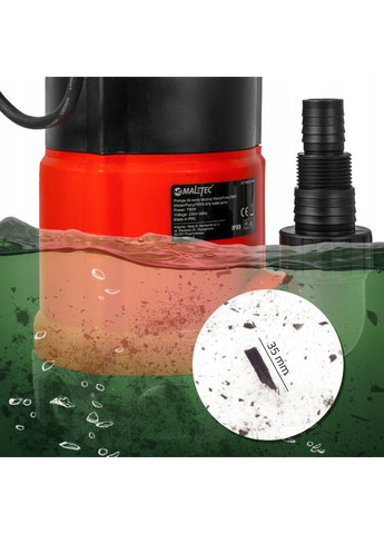 Дренажний насос 750Вт 12500л/год Maltec (356109084)