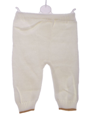 Бежевый зимний костюм с длинным рукавом вязка мишка бежевый 68 см (37604) BABYKROHA