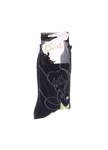 Чорні шкарпетки fees bells the fee 1-pack black Disney однотонні (333955210)