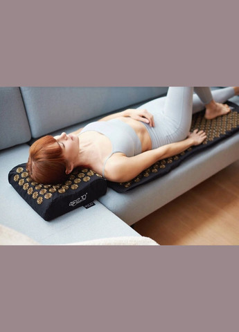 Килимок акупунктурний з подушкою Ergo Mat XL Аплікатор Кузнєцова Black/Gold () 4FIZJO P-5907739313843 (275653981)