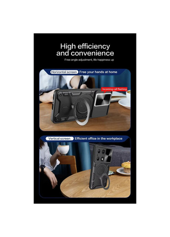 Противоударный чехол для Xiaomi Redmi Note 13 Pro 4G кольцо магнит Ultimate Experience (325482529)