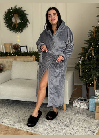 Уютный плюшевый халатик с капюшоном Vakko (313717124)