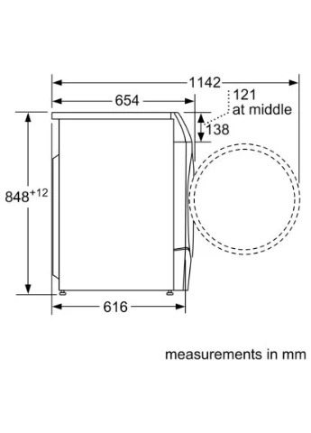 Пральна машина WNC254A0MEZEVS Bosch WNC254A0ME (390123722)