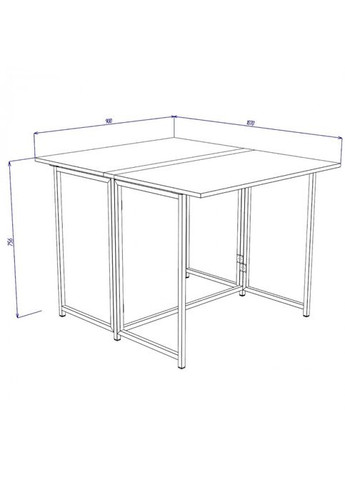 Стіл-книжка розкладний трансформер Knap Knap Spier DUO (369637088)