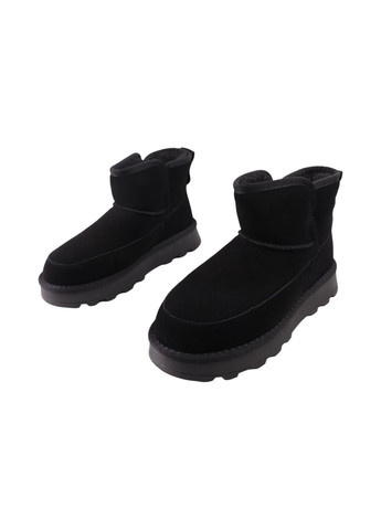 Черные угги мужские черные натуральная замша Lifexpert