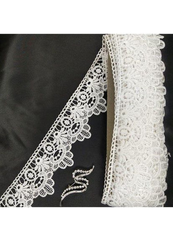 (1 метр) Мереживо макраме Sindtex 6,5 см колір - білий (07М-T1138-1) Plus-plus (352750036)