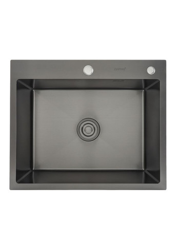 Кухонна мийка GS60506 накладна 600x500 мм, нержавіюча сталь, поверхня PVD GAPPO (275335449)