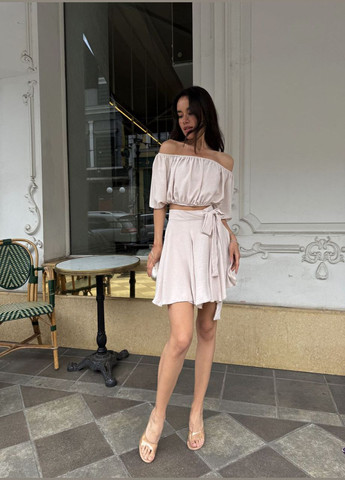 Жіночий костюм із топом та спідницею на запах Avanti (334256965)