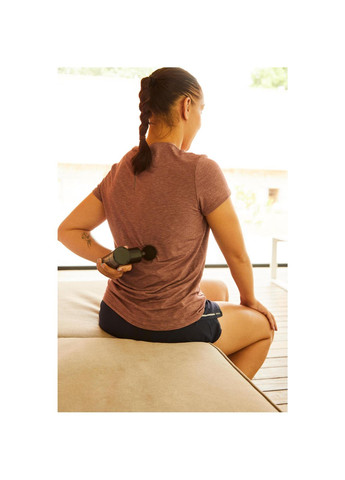 Перкуссионный Массажер Массажный Пистолет для Мышц Gun USB 4 Насадки Ручной Аккумуляторный Черный APTONIA (336550206)