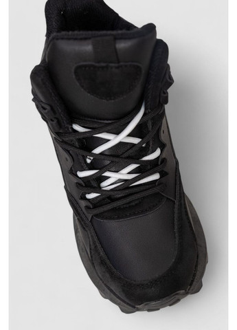 Кроссовки женские на меху,, 243R109-5 Ager чёрные всесезоны (369971654)