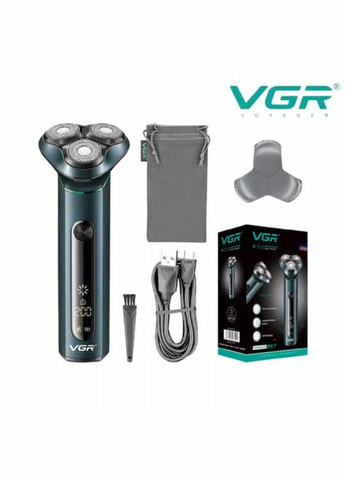 Электробритва портативная бритва V-310 шейвер для бритья бороды и усов с аккумулятором VGR (364664451)