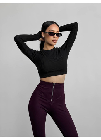 Бордовые демисезонные трикотажные леггинсы Україна