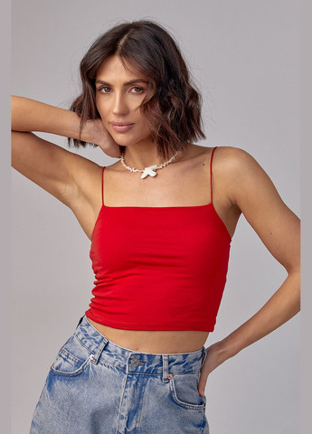 Укороченный топ на бретелях-резинках Liton (296909135)