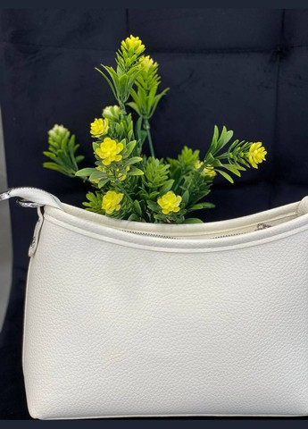 Женская сумка через плече из эко-кожи белого цвета 32244 Fashion (338187943)