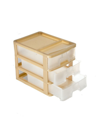 Мінікомод на 3 ящики "А4" Бежевий. R-Plastic (345122231)