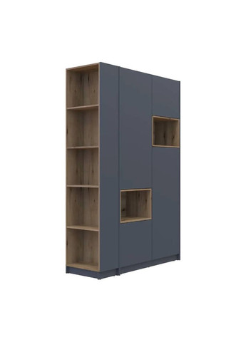 Этажерка в шкаф Дейл Графит/Дуб Эвок 52х28х220 (DRS-011732) Doros (361998824)