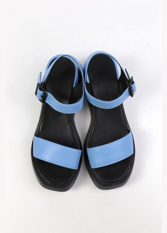 Голубые босоножки Benito без застежки