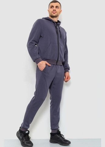 Спорт костюм чоловічий двонитка, колір темно-синій, Ager (266815276)