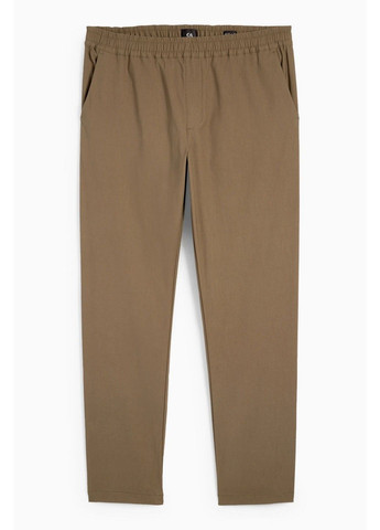 Хаки кэжуал летние брюки C&A