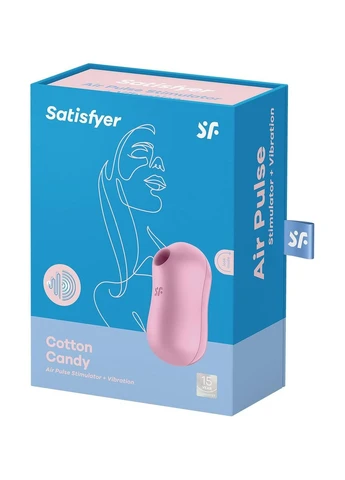 Вакуумний стимулятор із вібрацією Cotton Candy Lilac Satisfyer (283251391)