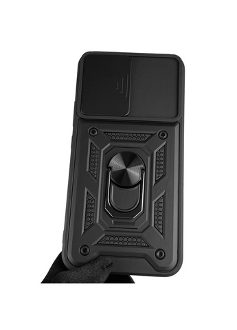 Чохол для Galaxy A34 5G (SM-A346E) броньований з кільцем зі шторкою на самсунг а34 чорний rg1 Samsung (366021089)