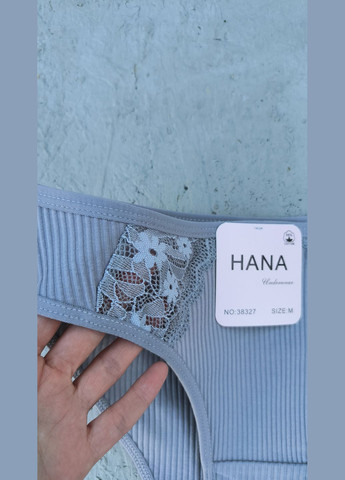 Трусики сліпи в рубчик з мереживною вставкою Hana (316260516)