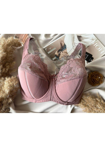 Коричневий м'який бюстгальтер великого розміру коричневий Finikin