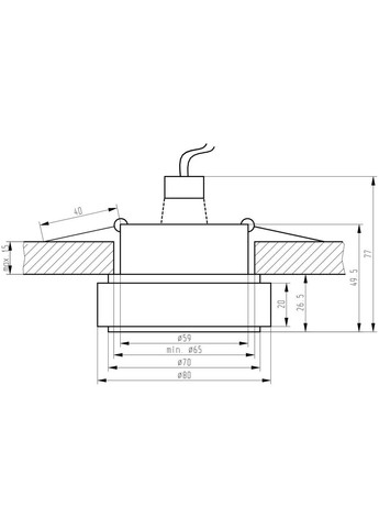 Точечный светильник SK-81 (2227382) Candellux (361312644)