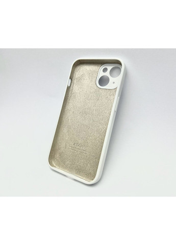 Чехол на айфон 13 для iPhone 13 full camera силиконовый с микрофиброй White / Silicone Case (369137404)