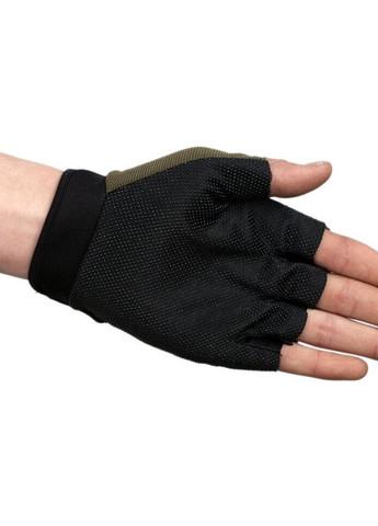 Тактичні рукавички короткопалі утеплені з захистом на кісточки зелені One size Mechanix Wear (309006185)