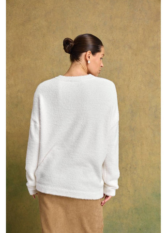 Молочний демісезонний м’який светр — замір в описі GD/GL Модний простір