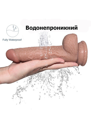 Реалістичний фалоімітатор із мошонкою (190 мм * 30 мм) We Love (305577509)